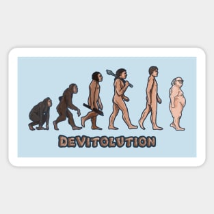 The Evolution of Danny Devito (DeVitolution) Sticker